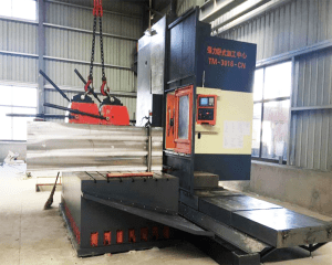 Horizontal machining center