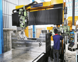 Large gantry milling finishing