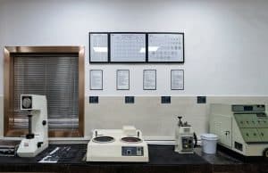 Sample testing machines