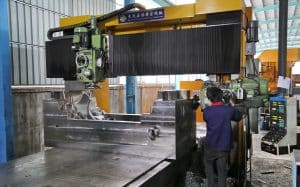 Large gantry milling finishing