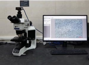 Olympus metallographic microscope detector